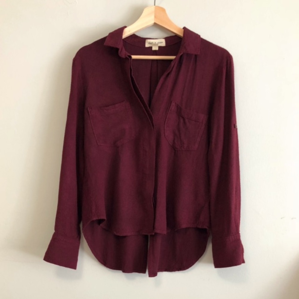 Anthropology button down shirt